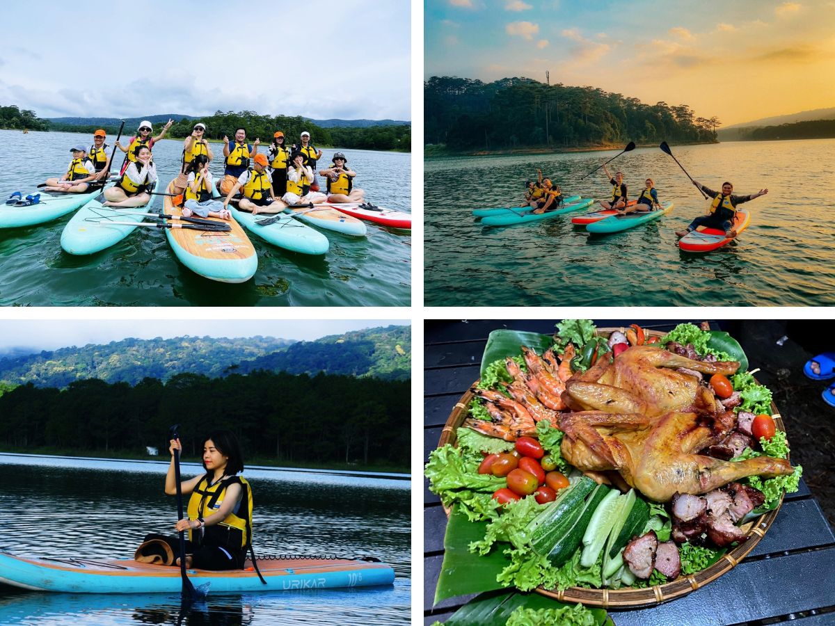 Tour chèo SUP Hồ Tuyền Lâm- Đà Lạt Discovery