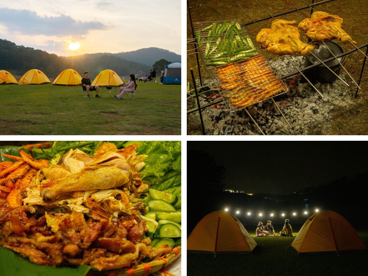 Tour Cắm trại Thung Lũng Vàng, cắm trại giữa thiên nhiên - Dala Travel