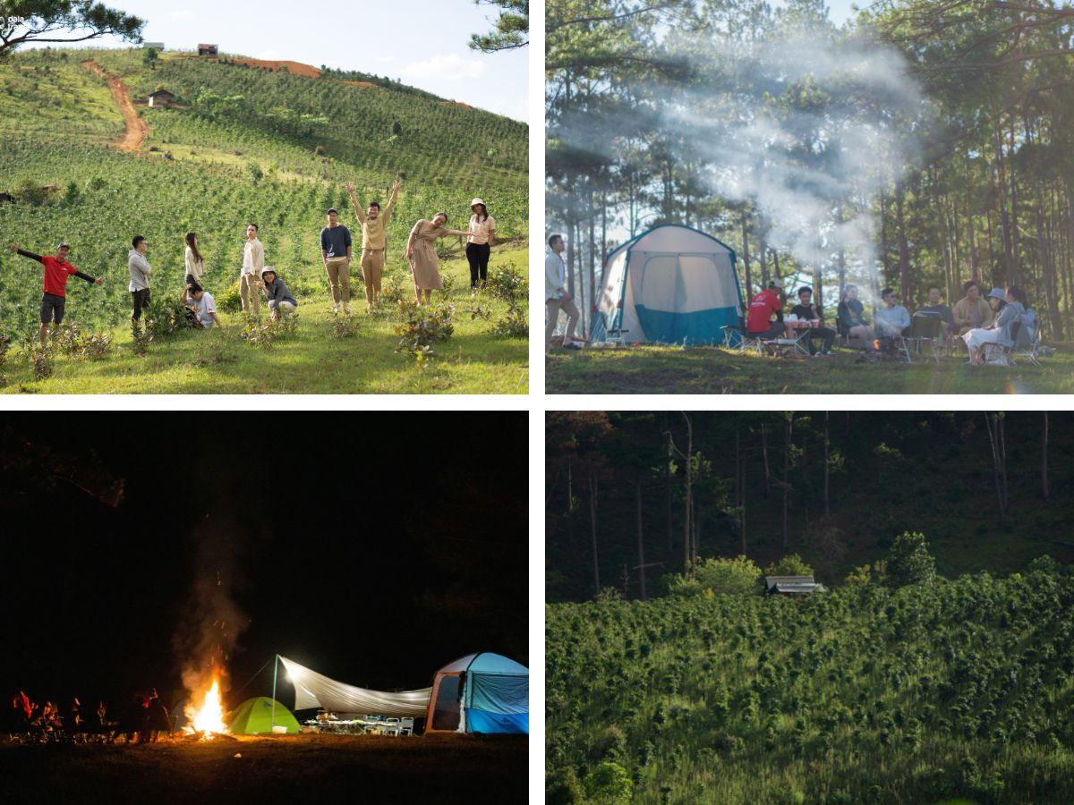 Tour cắm trại tại Dasar, cắm trại bên đồi - Dala Travel